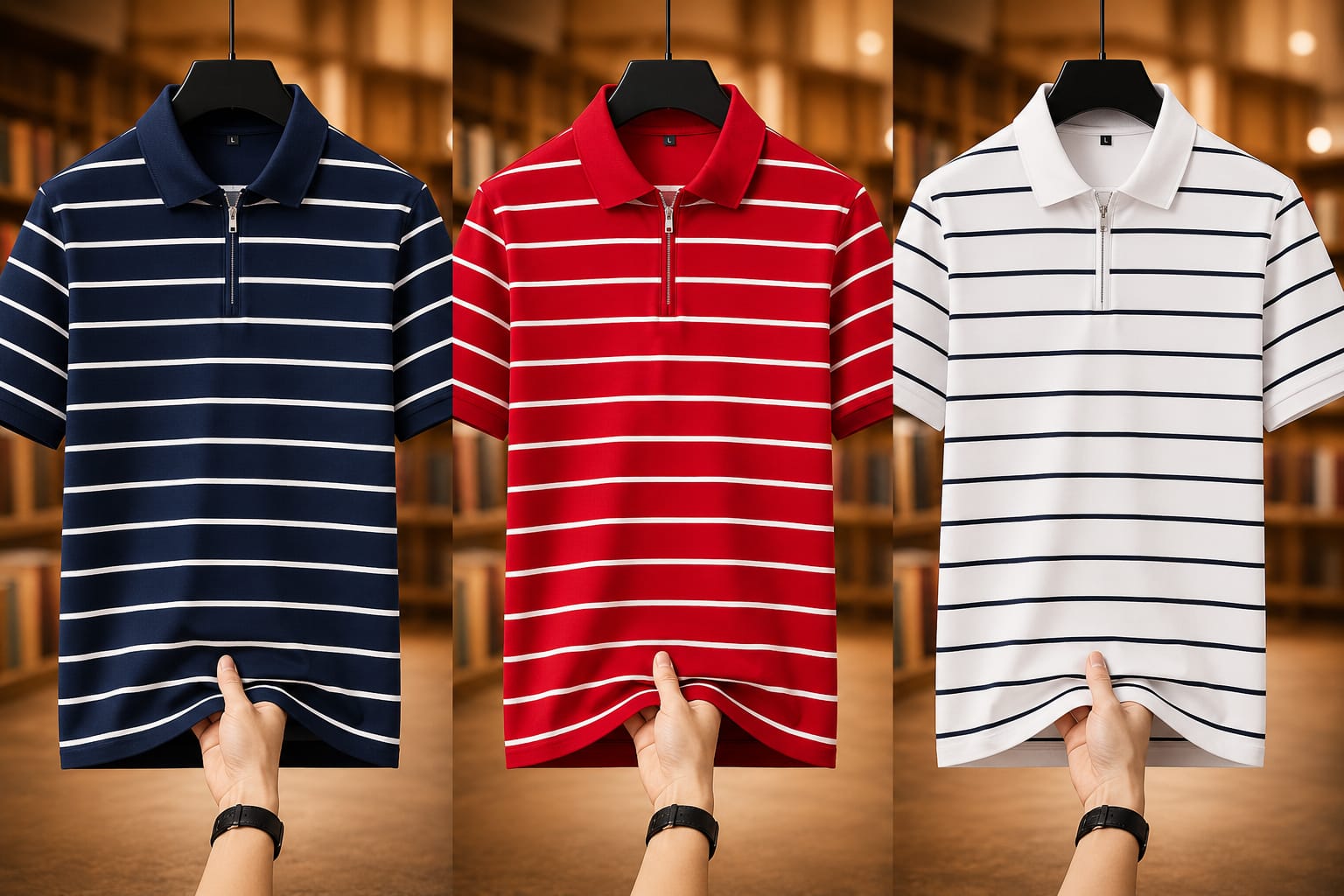 combo-100 cotton polo 3 ps