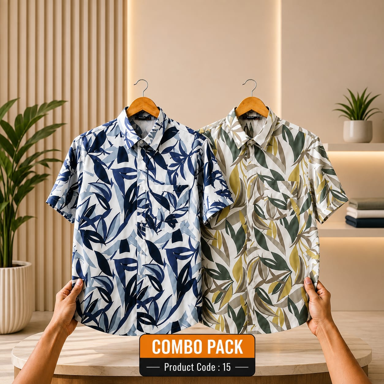 combo-15-cotton Shirt 2ps